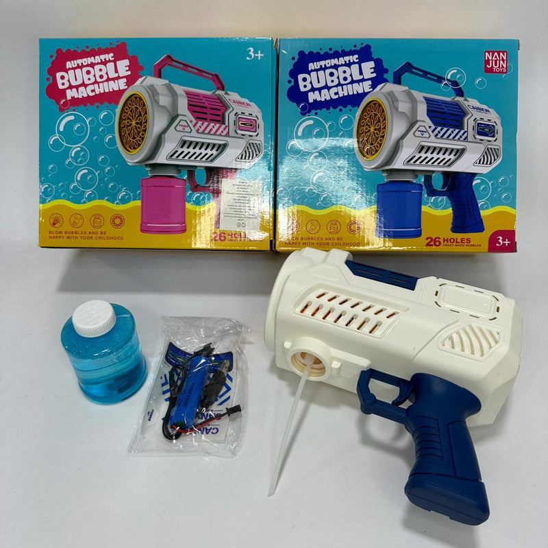 PISTOLA DE BURBUJAS BUBBLE GUN