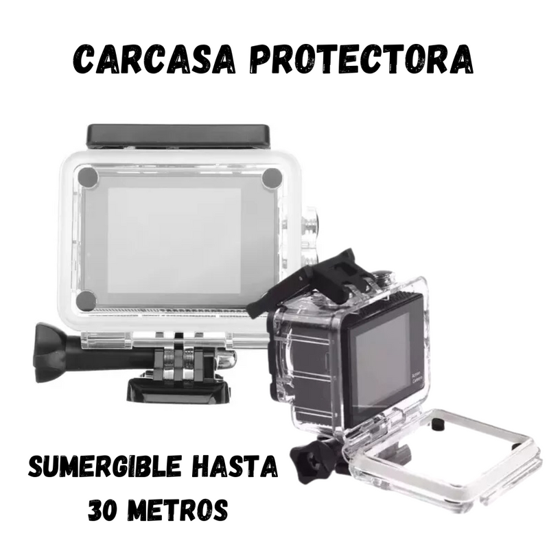 Camara De Accion Deportiva Sumergible Hd