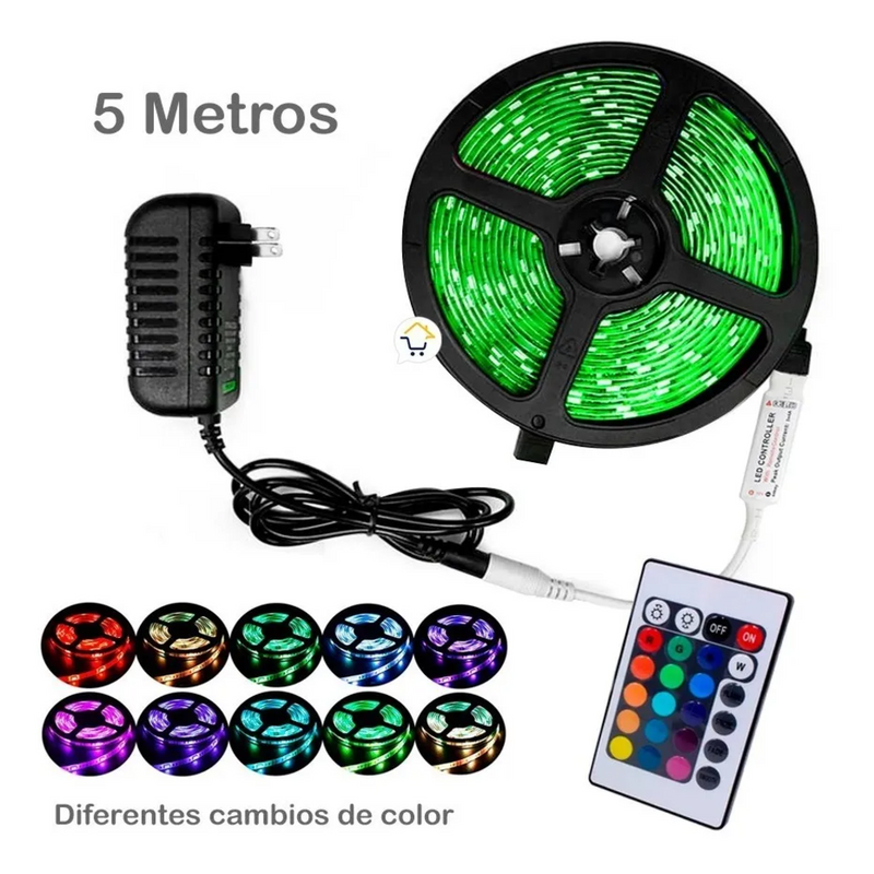 Cinta Luz Led 5 Metros Multicolor